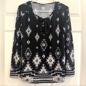STYLE & CO lace tunic top